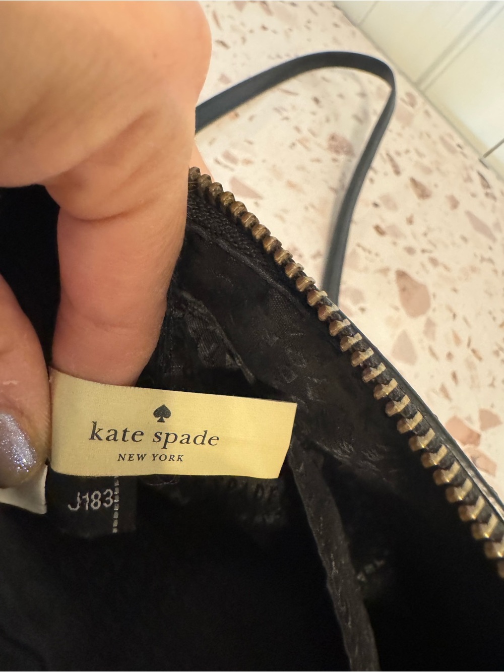 Kate Spade Black Leather Crossbody Bag with Gold Hardware - Picture 9 of 16